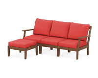 Thumbnail for Trex Yacht Club Modular 4-Piece Deep Seating Set with Ottoman