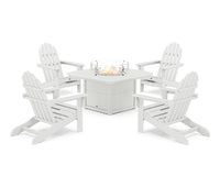 Thumbnail for Trex Cape Cod Adirondack 5-Piece Set with Yacht Club Fire Pit Table
