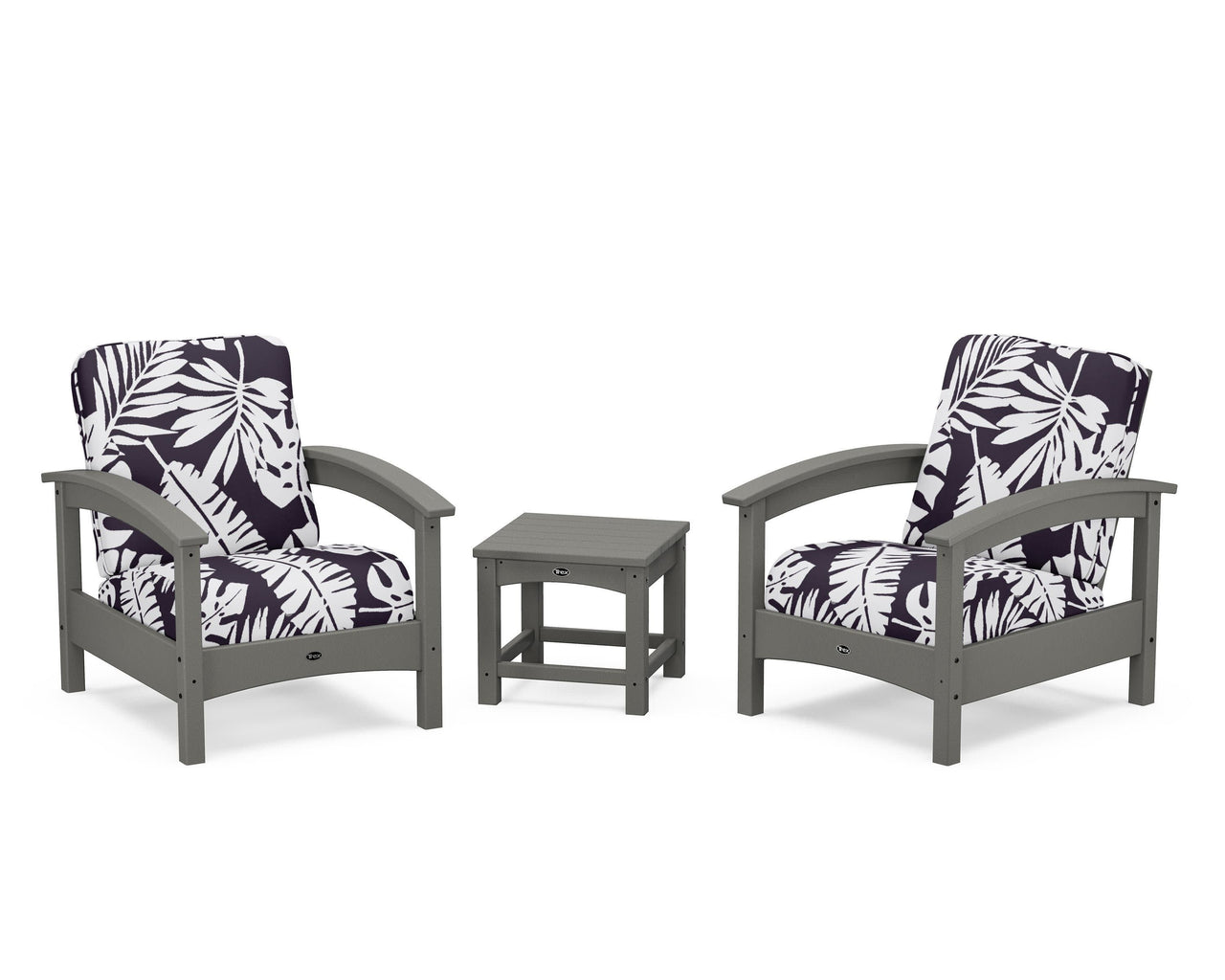Trex Rockport Club 3-Piece Deep Seating Conversation Set