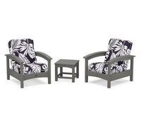 Thumbnail for Trex Rockport Club 3-Piece Deep Seating Conversation Set