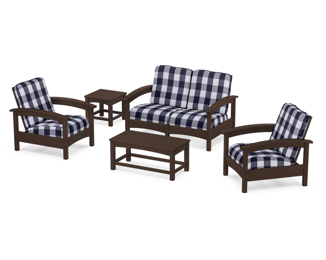 Trex Rockport Club 6-Piece Deep Seating Conversation Set