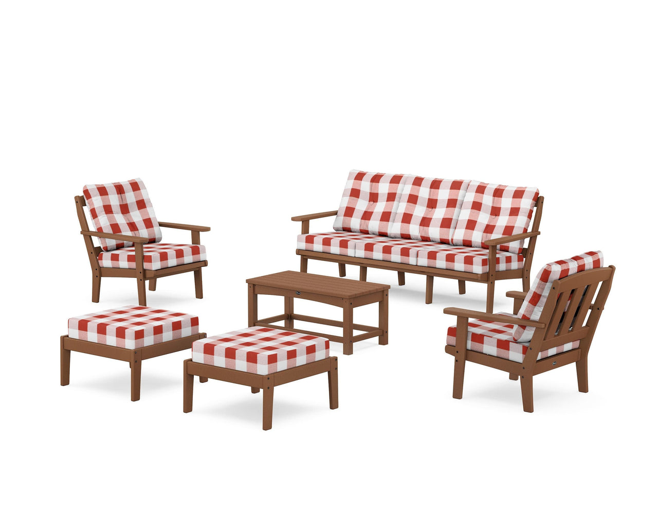 Trex Cape Cod 6-Piece Lounge Sofa Set