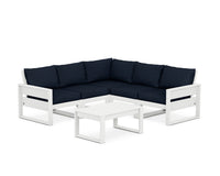 Thumbnail for Trex Eastport 6-Piece Deep Seating Sectional + Coffee Table Set