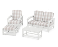 Thumbnail for Trex Rockport 4-Piece Deep Seating Conversation Group