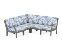 Thumbnail for Trex Yacht Club Modular 5-Piece Deep Seating Set