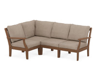 Thumbnail for Trex Yacht Club Modular 4-Piece Deep Seating Set