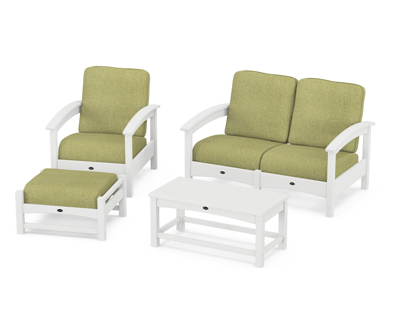 Trex Rockport 4-Piece Deep Seating Conversation Group