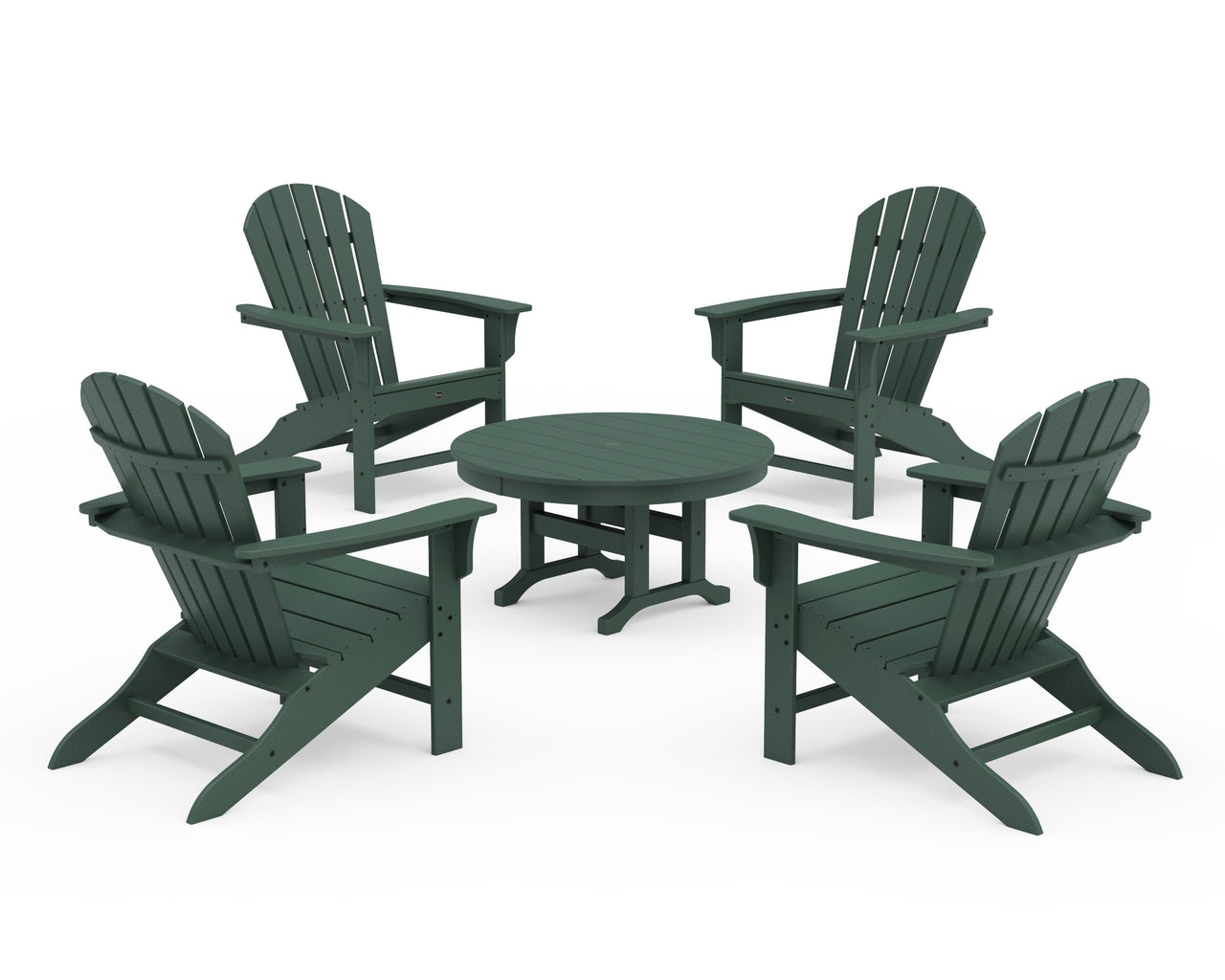 Trex Yacht Club Shellback 5-Piece Adirondack Conversation Group