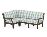 Thumbnail for Trex Yacht Club Modular 4-Piece Deep Seating Set