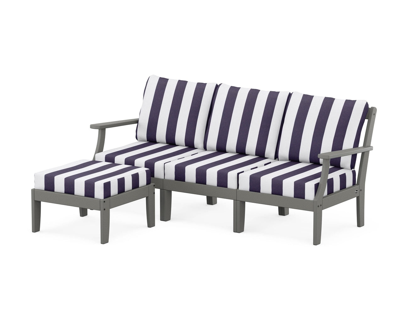 Trex Yacht Club Modular 4-Piece Deep Seating Set with Ottoman
