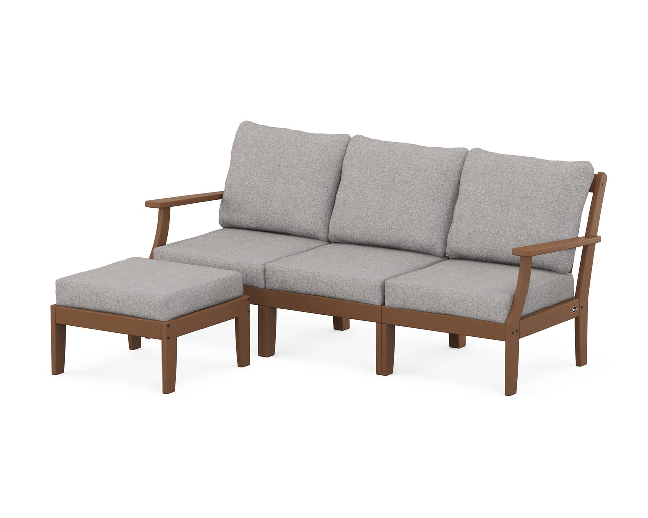 Trex Yacht Club Modular 4-Piece Deep Seating Set with Ottoman