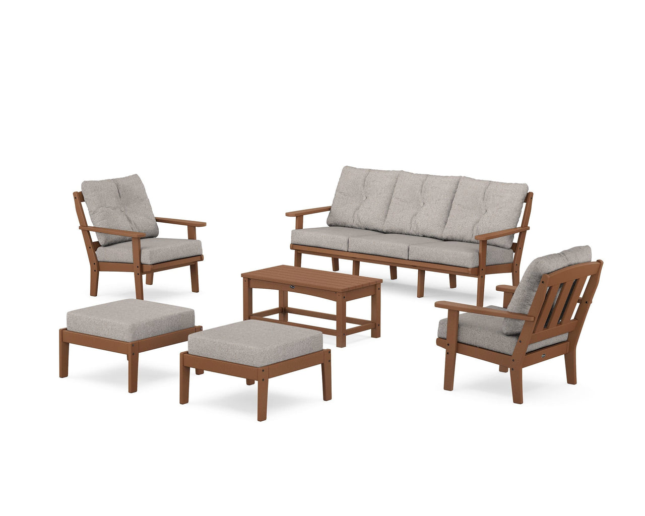 Trex Cape Cod 6-Piece Lounge Sofa Set