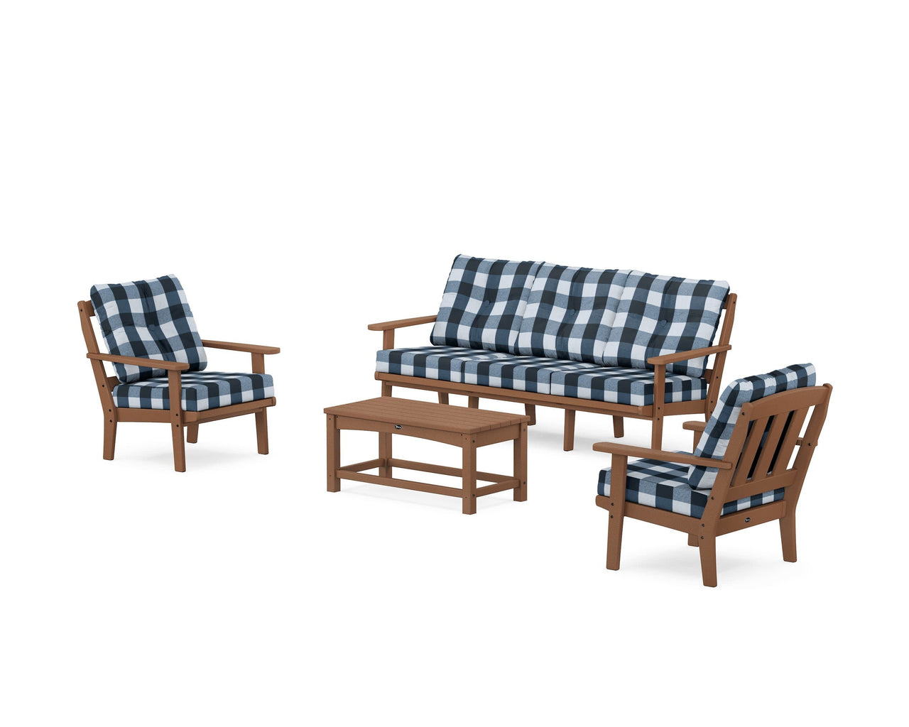 Trex Cape Cod 4-Piece Deep Seating Set with Sofa