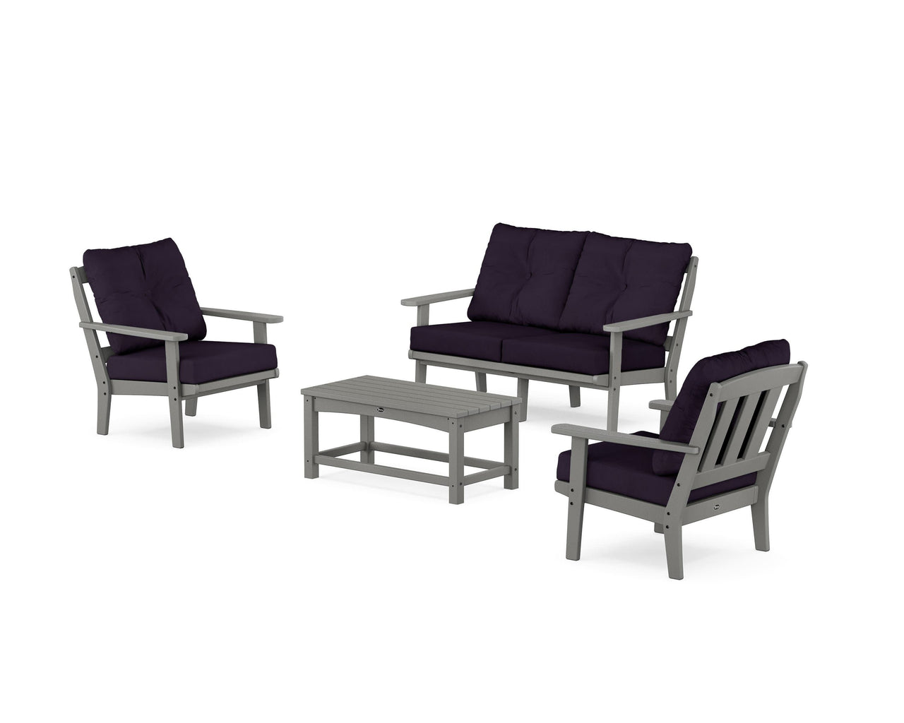 Trex Cape Cod 4-Piece Deep Seating Set with Loveseat