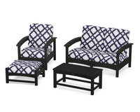 Thumbnail for Trex Rockport 4-Piece Deep Seating Conversation Group