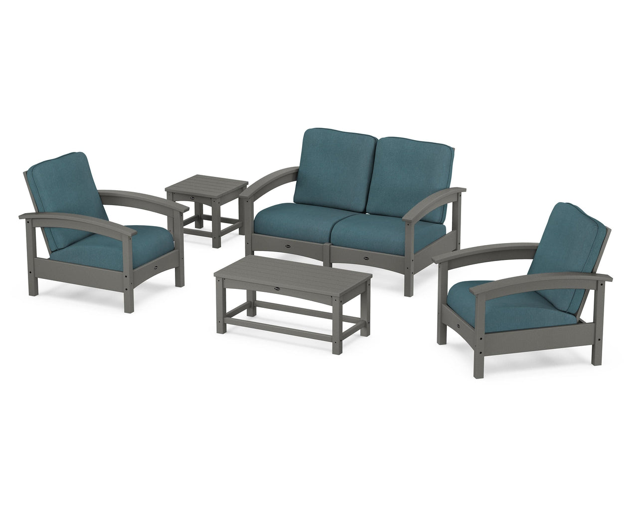 Trex Rockport Club 6-Piece Deep Seating Conversation Set