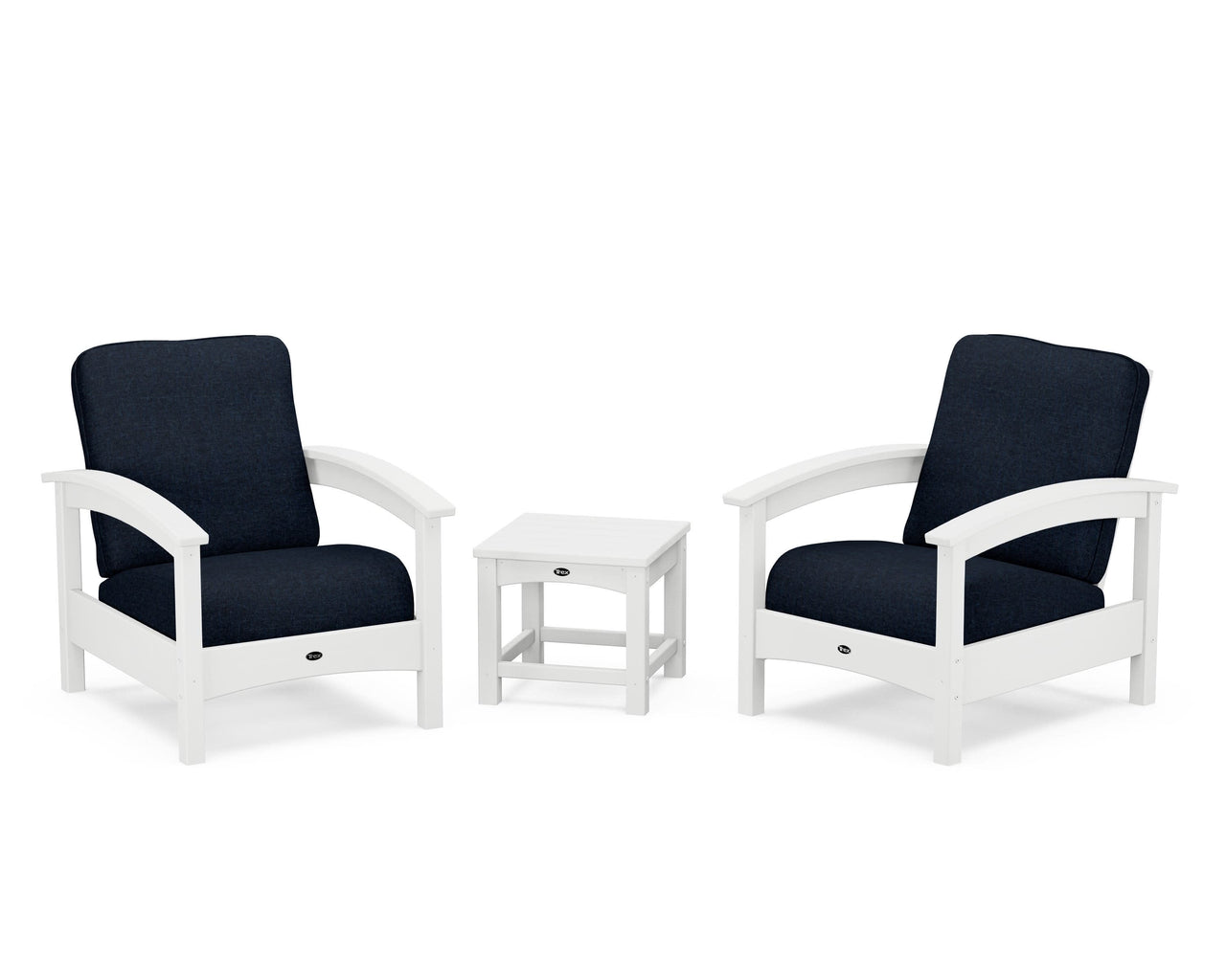 Trex Rockport Club 3-Piece Deep Seating Conversation Set