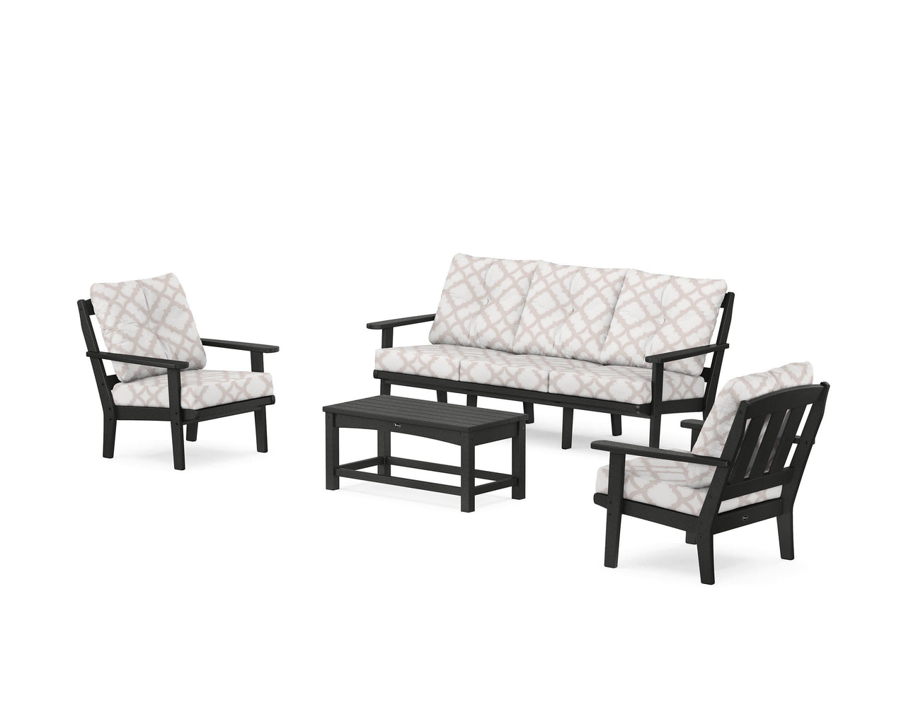 Trex Cape Cod 4-Piece Deep Seating Set with Sofa