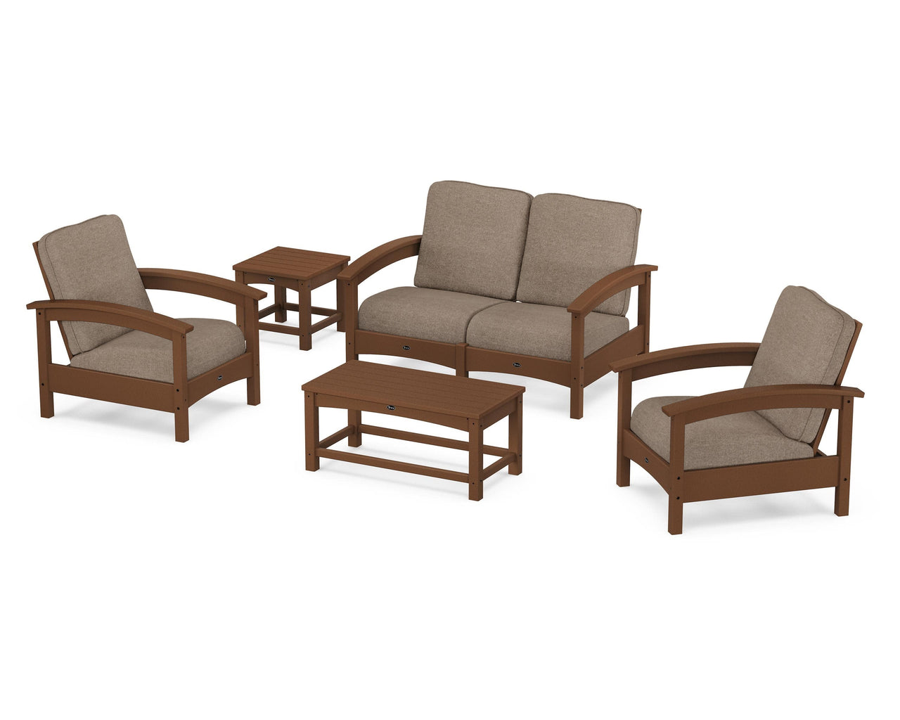 Trex Rockport Club 6-Piece Deep Seating Conversation Set