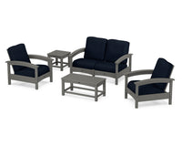 Thumbnail for Trex Rockport Club 6-Piece Deep Seating Conversation Set