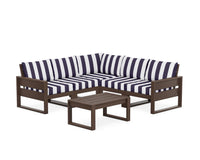 Thumbnail for Trex Eastport 6-Piece Deep Seating Sectional + Coffee Table Set