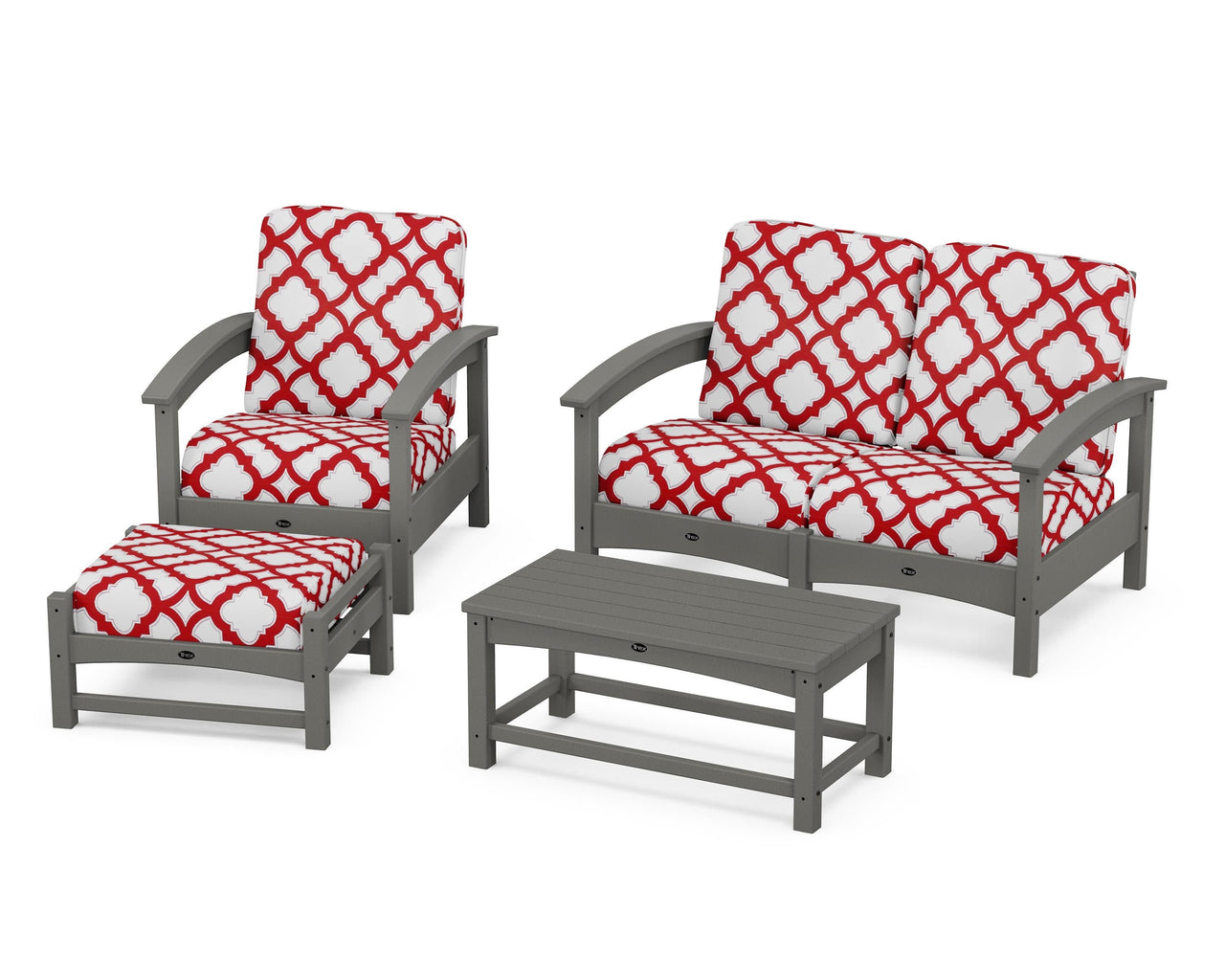 Trex Rockport 4-Piece Deep Seating Conversation Group