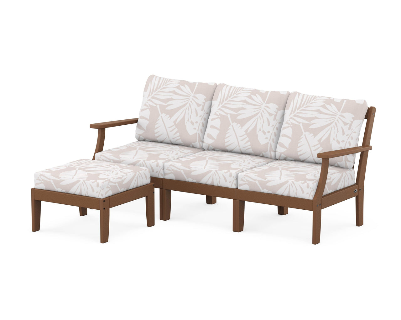 Trex Yacht Club Modular 4-Piece Deep Seating Set with Ottoman