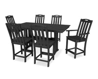 Thumbnail for Trex Yacht Club 7-Piece Farmhouse Trestle Counter Set