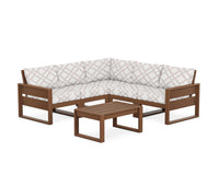 Thumbnail for Trex Eastport 6-Piece Deep Seating Sectional + Coffee Table Set