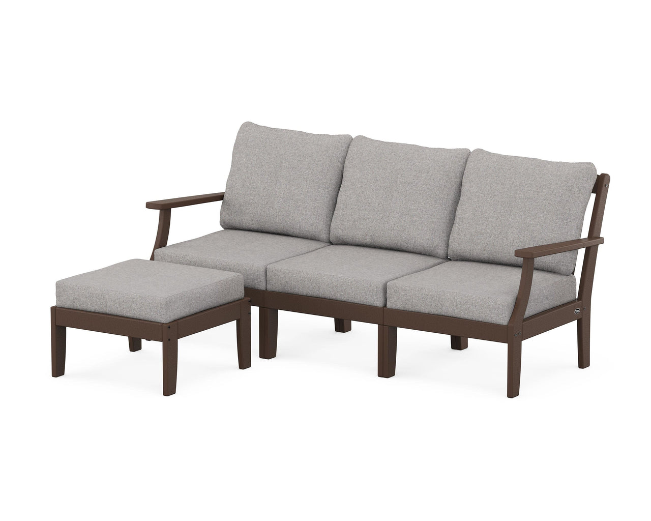 Trex Yacht Club Modular 4-Piece Deep Seating Set with Ottoman