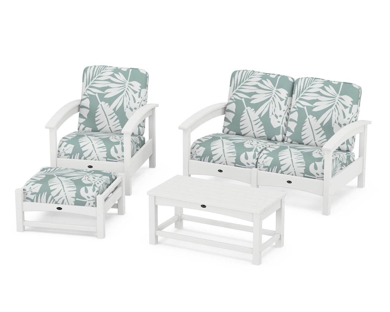 Trex Rockport 4-Piece Deep Seating Conversation Group