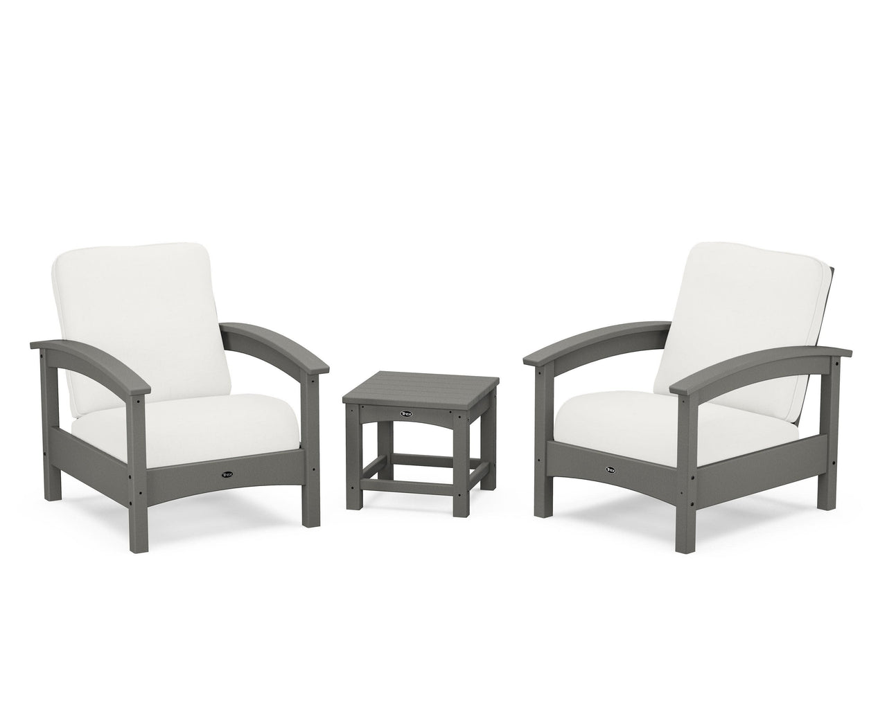 Trex Rockport Club 3-Piece Deep Seating Conversation Set