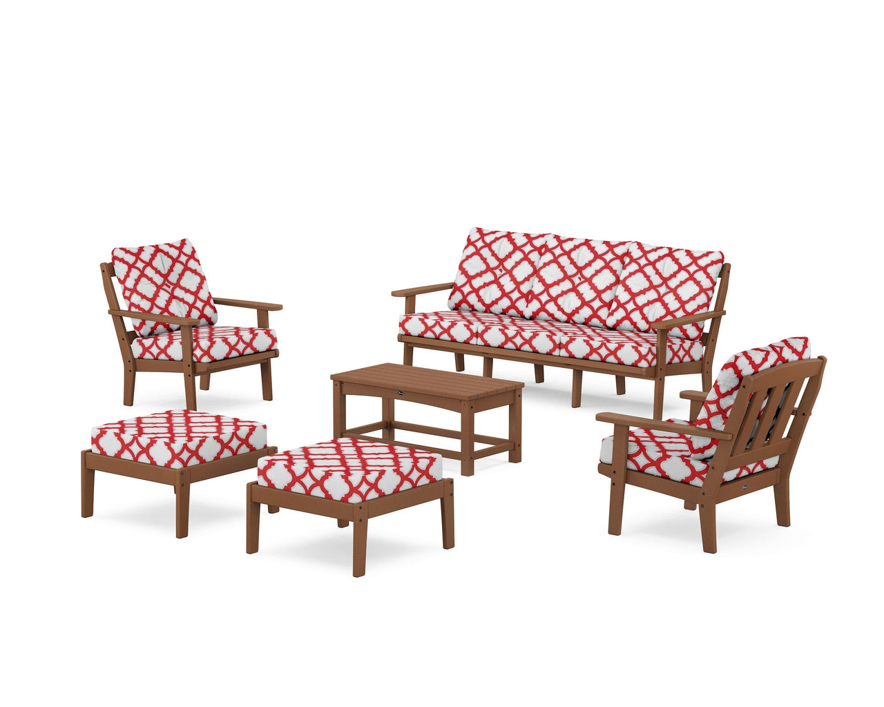 Trex Cape Cod 6-Piece Lounge Sofa Set