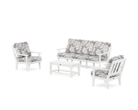 Thumbnail for Trex Cape Cod 4-Piece Deep Seating Set with Sofa