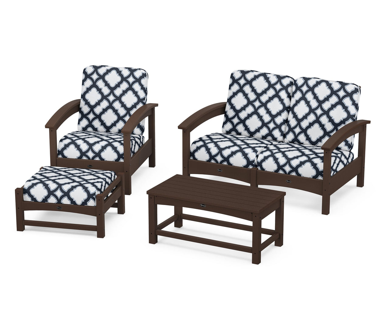 Trex Rockport 4-Piece Deep Seating Conversation Group