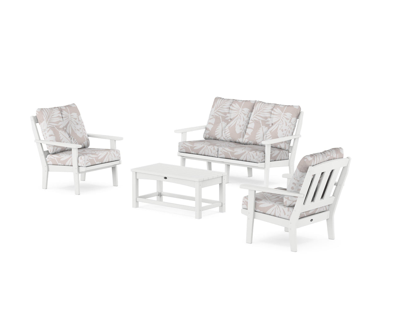 Trex Cape Cod 4-Piece Deep Seating Set with Loveseat
