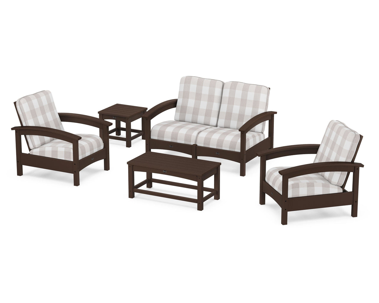 Trex Rockport Club 6-Piece Deep Seating Conversation Set