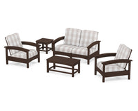 Thumbnail for Trex Rockport Club 6-Piece Deep Seating Conversation Set