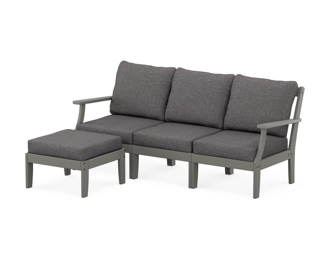 Trex Yacht Club Modular 4-Piece Deep Seating Set with Ottoman