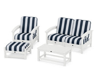 Thumbnail for Trex Rockport 4-Piece Deep Seating Conversation Group