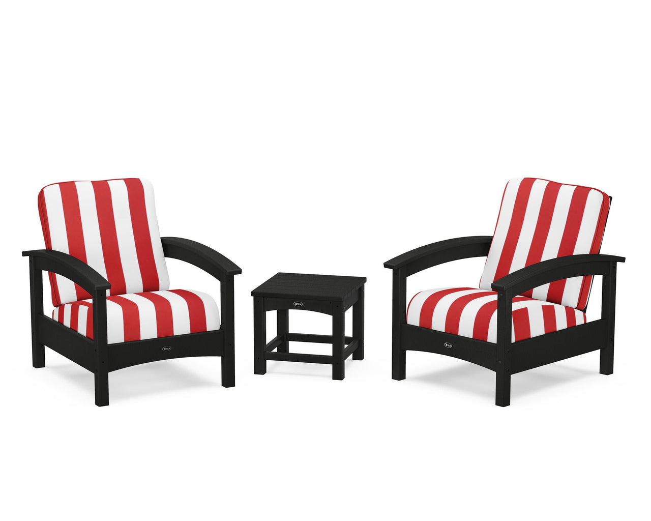 Trex Rockport Club 3-Piece Deep Seating Conversation Set