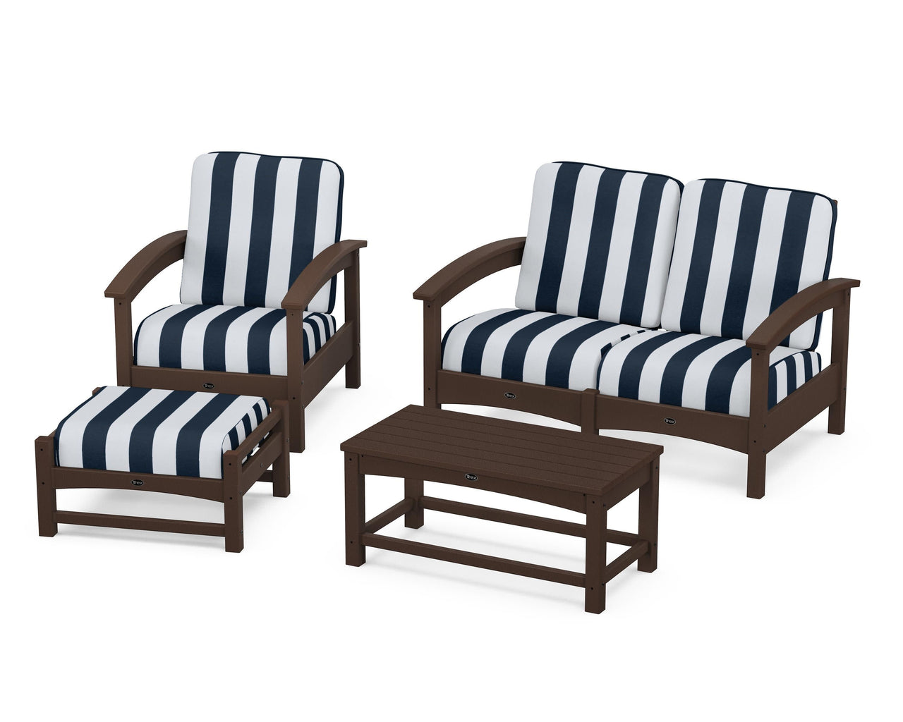 Trex Rockport 4-Piece Deep Seating Conversation Group