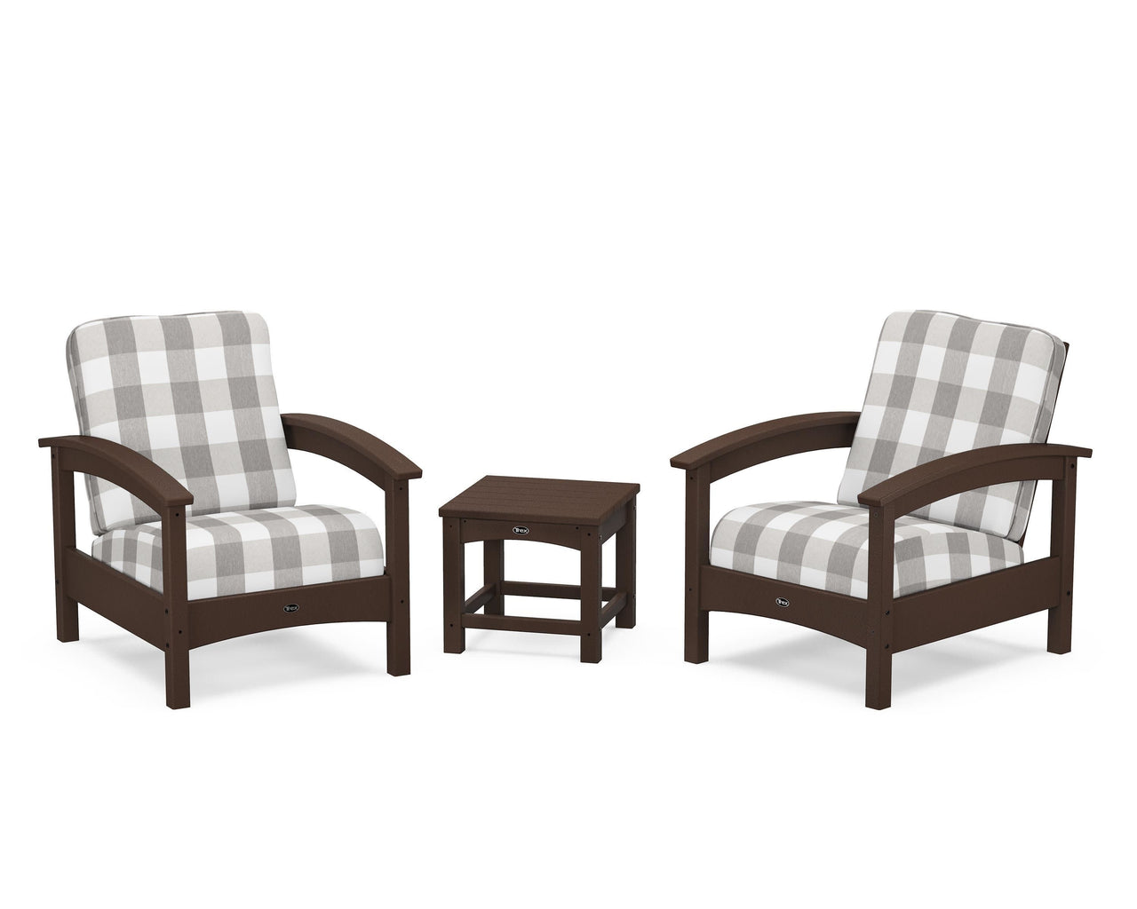 Trex Rockport Club 3-Piece Deep Seating Conversation Set