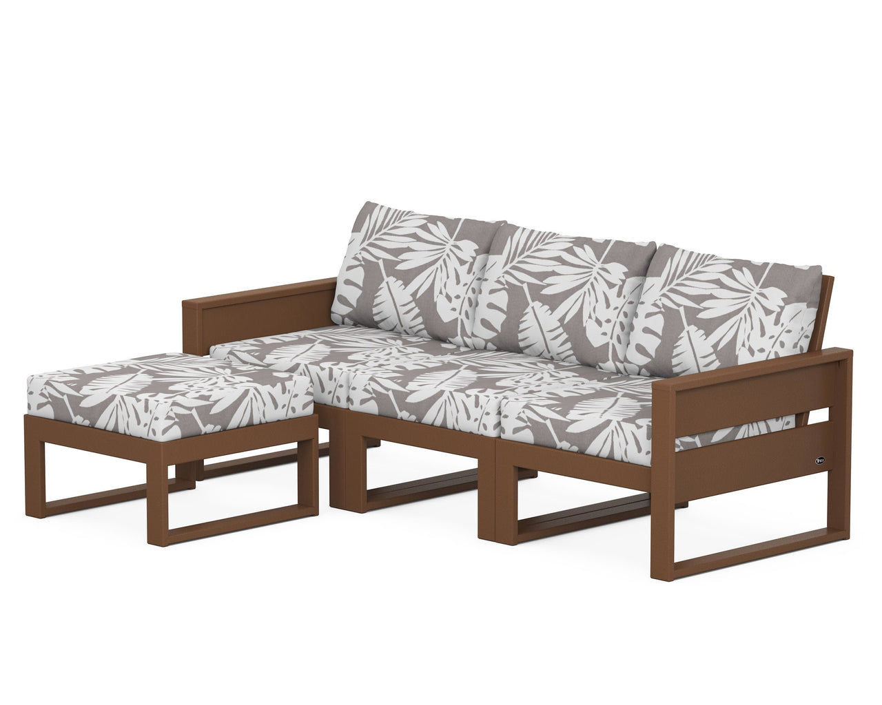 Trex Eastport 4- Piece Sectional with Ottoman