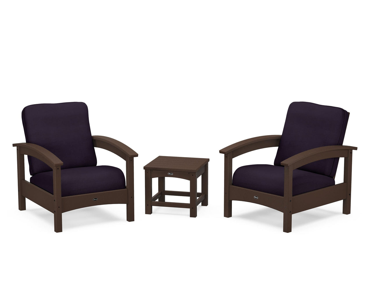 Trex Rockport Club 3-Piece Deep Seating Conversation Set