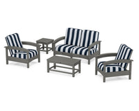 Thumbnail for Trex Rockport Club 6-Piece Deep Seating Conversation Set