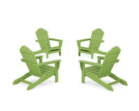 Thumbnail for Trex 4-Piece Monterey Bay Oversized Adirondack Chair Conversation Set
