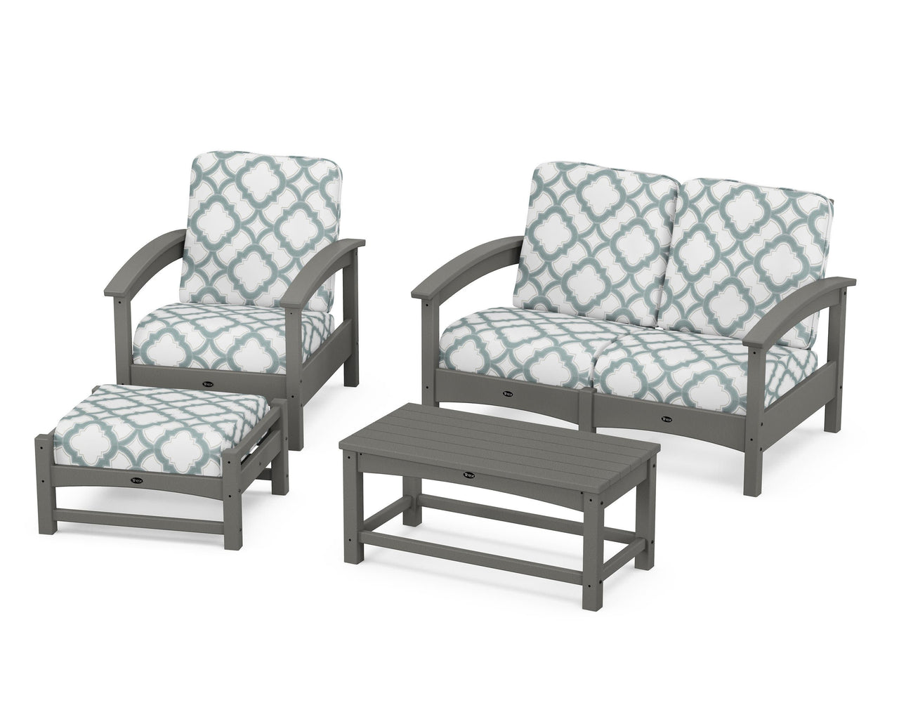 Trex Rockport 4-Piece Deep Seating Conversation Group