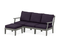 Thumbnail for Trex Yacht Club Modular 4-Piece Deep Seating Set with Ottoman