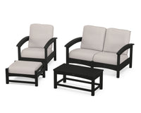 Thumbnail for Trex Rockport 4-Piece Deep Seating Conversation Group